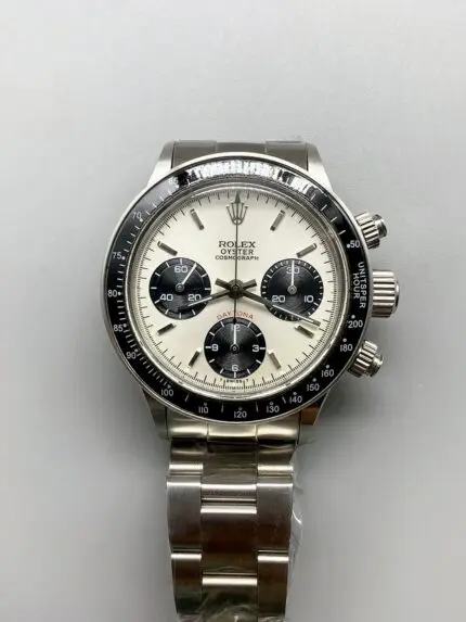 Rolex Vintage Watch With Silver Dial and Steel Bracelet(1;1 Super Clone)