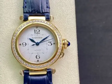 1:1 Super Clone Cartier Pasha de Cartier 35mm Ladies’ Watch: 41mm with date display, 35mm without date display
