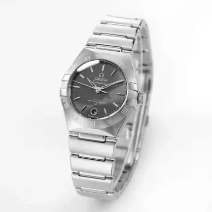 Omega Constellation 29mm Grey Dial Steel Watch