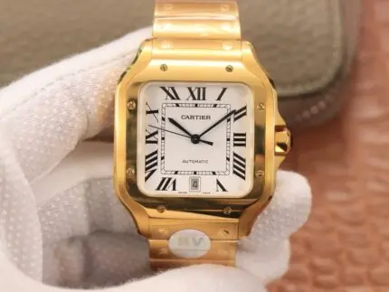 Cartier Tank Anglaise 18K Yellow Gold – 1:1 Superclone