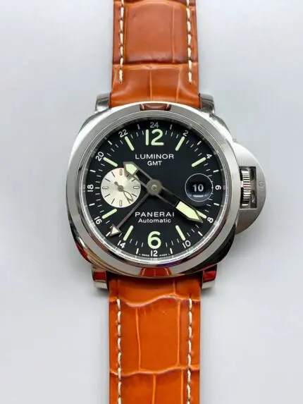 Panerai Luminor GMT Swiss Watch in Steel  PAM00161(1:1Super Clone)