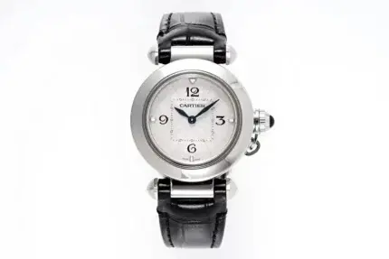 Cartier Pasha de Cartier Watch Silver Black