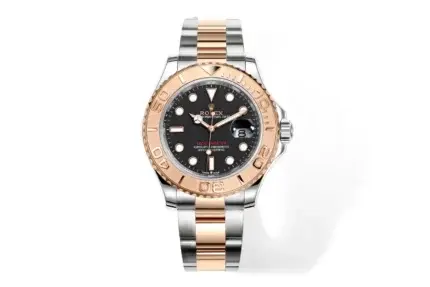 Rolex Yacht-Master 42mm Two-Tone Stainless Steel & 18k Everose Gold with Black Dial Automatic