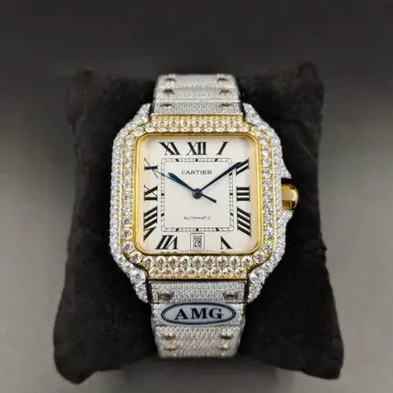 1:1 Super Clone Cartier Santos Middle East Full Diamond