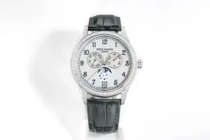 Patek Philippe Complications 4947R White Dial Leather Watch