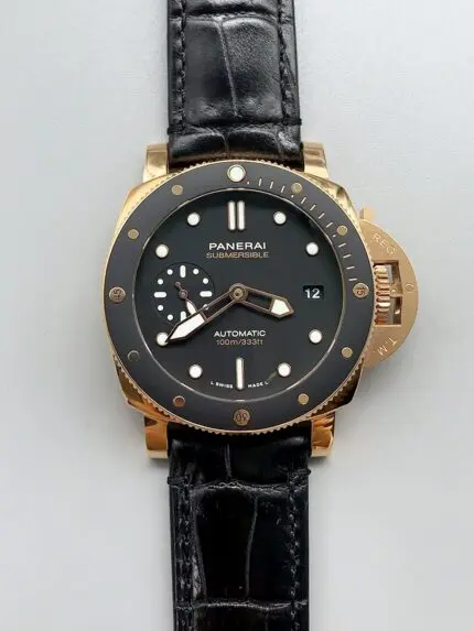 Panerai Submersible PAM974 Rose Gold Watch 42MM(1;1Super Clone)