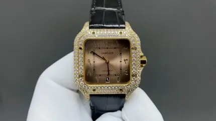 1:1 Super Clone Cartier Santos Middle East Full Diamond