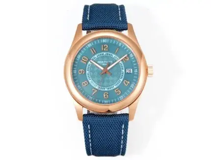Patek Philippe Calatrava PP6007 Blue Dial Rose Gold Watch