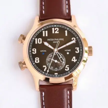Patek Philippe Calatrava 5524 Rose Gold Brown