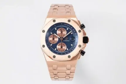 Audemars Piguet Royal Oak Offshore Rose Gold Blue Dial Chronograph