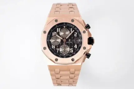 Audemars Piguet Royal Oak Offshore Rose Gold Black Dial Chronograph