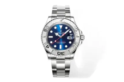 Rolex Yacht-Master 42mm Stainless Steel Watch with Blue Dial and Oyster Bracelet
