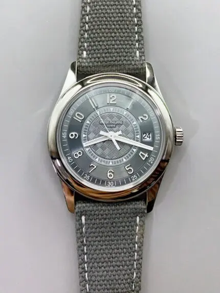Patek Philippe Calatrava 6007 Grey Dial 904L Steel Casing (1:1Super Clone)