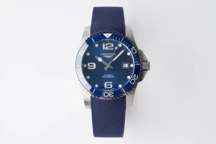 Longines Conquest Blue Dial Rubber Strap