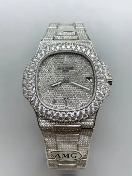 Patek Philippe Nautilus 5711/A 904L Steel Diamonds Casing(1:1Super Clone)