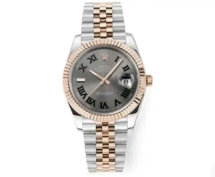 Rolex Datejust 41mm Watch – Two-Tone Steel and Rose Gold with Grey Dial