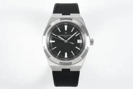 Vacheron Constantin Overseas – Black Dial, Stainless Steel Case, Rubber Strap with Interchangeable System