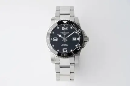 Longines Conquest Black Dial Stainless Steel