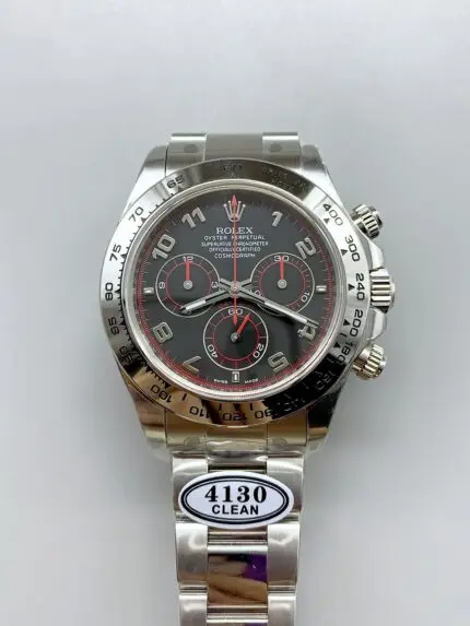 Rolex Daytona 116509 White Gold Original Cal.4130 Movement (1:1Super Clone)