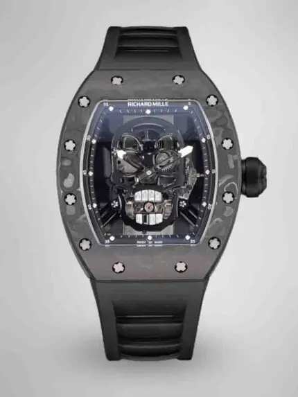 Richard Mille RM52-01 Replica Skull Tourbillon Carbon Fiber Camouflage