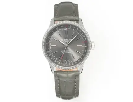 Breitling Navitimer Automatic Grey Dial Leather