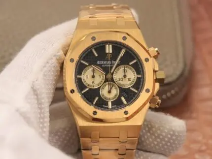 Audemars Piguet Royal Oak Chronograph 18K Gold on 904L Steel – 1:1 Sup