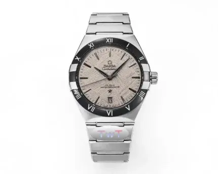 Omega Constellation 41mm Silver Ceramic Watch