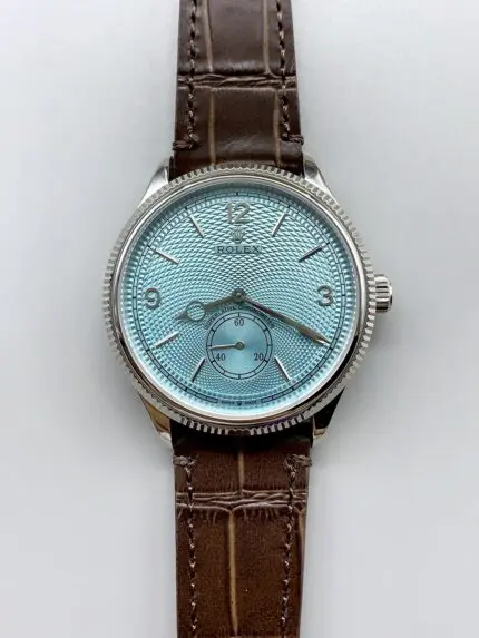 Rolex 1908 Perpetual Swiss Movement Steel Casing Ice Blue Dial(1:1Super Clone）