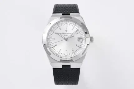 Vacheron Constantin Overseas 4500V Series – Silver Dial with Black Rubber Strap – Luxury Steel – Quality