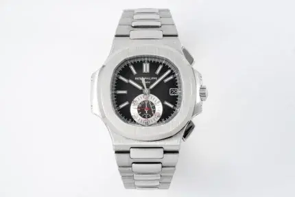 Patek Philippe 5980 Nautilus Black Dial Steel