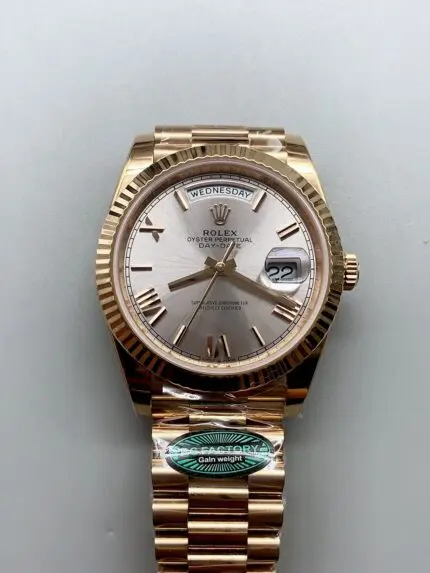 Rolex Day-Date 40mm 228235 Everose Gold President Watch（1;1Super Clone）