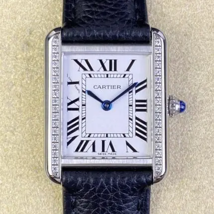 1:1 Super Clone Cartier Tank series, small size 24mm x 31mm, medium size 27mm x 34mm.