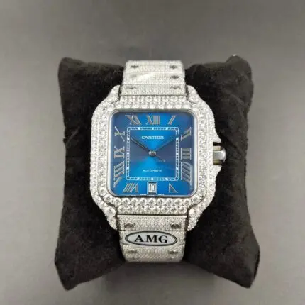 1:1 Super Clone Cartier Santos Middle East Full Diamond