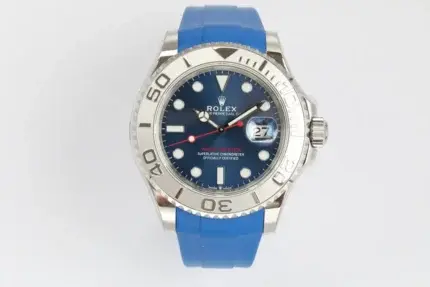 Rolex Yacht-Master 42 Blue Dial Stainless Steel Case with Blue Rubber Strap