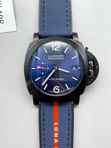 Panerai Luminor Marina PAM1408 Quaranta DLC Coated Luna Rossa 40MM(1:1Super Clone)